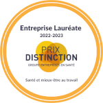 Logo du lauréat prix Distinction du Groupe Entreprises en santé