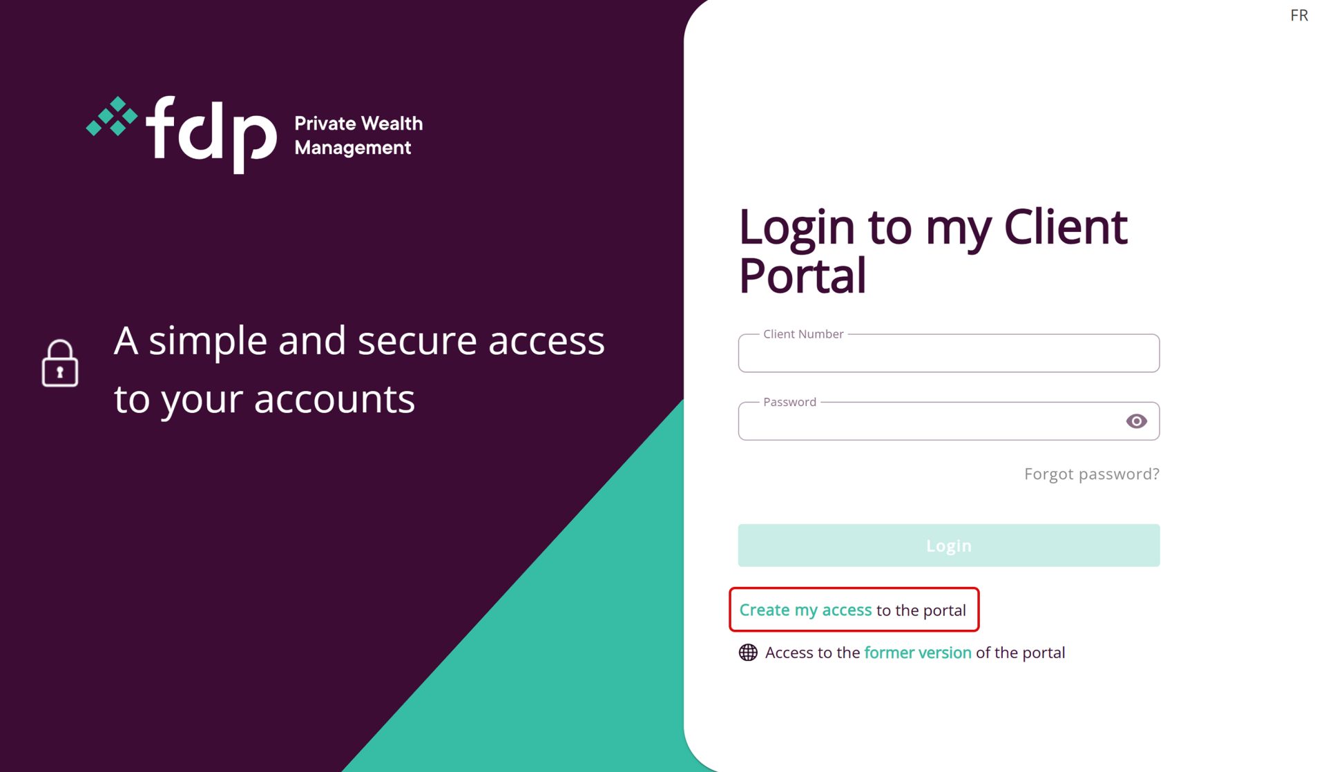 Screenshot of the Home Page